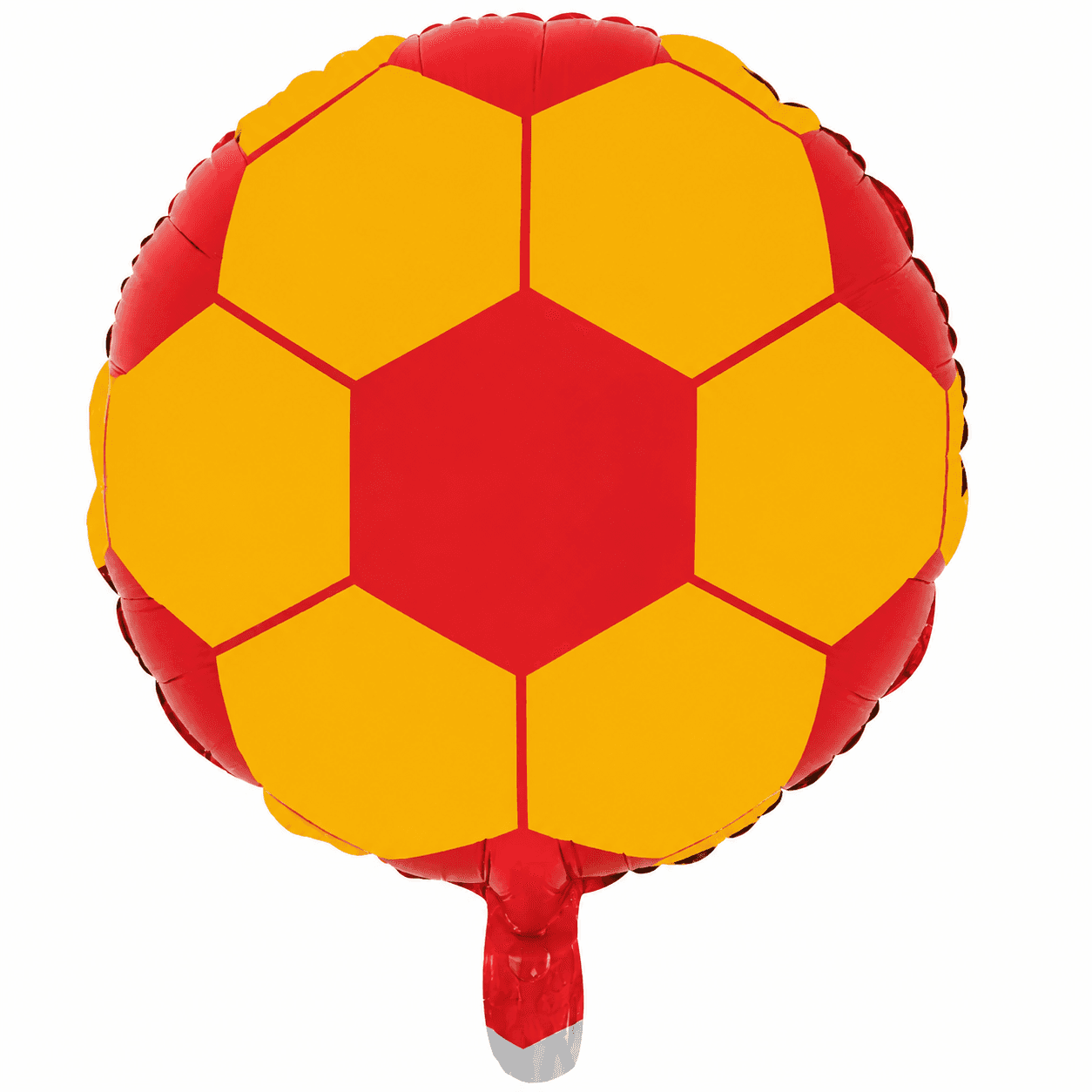 Sarı Kırmızı Futbol Topu Folyo Balon