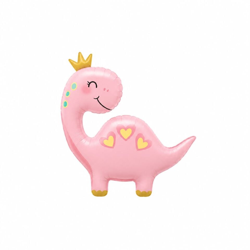 Pembe Dinazor Folyo Balon