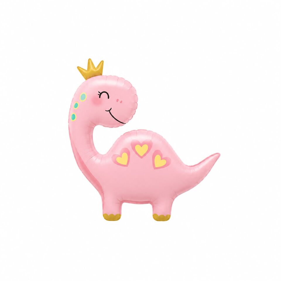 Pembe Dinazor Folyo Balon