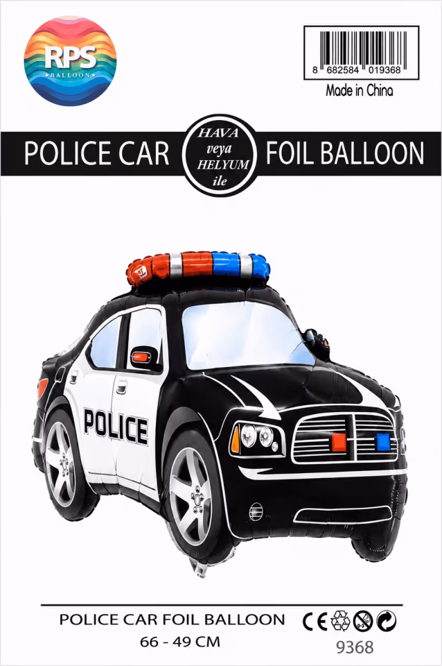 Polis Arabası Folyo Balon