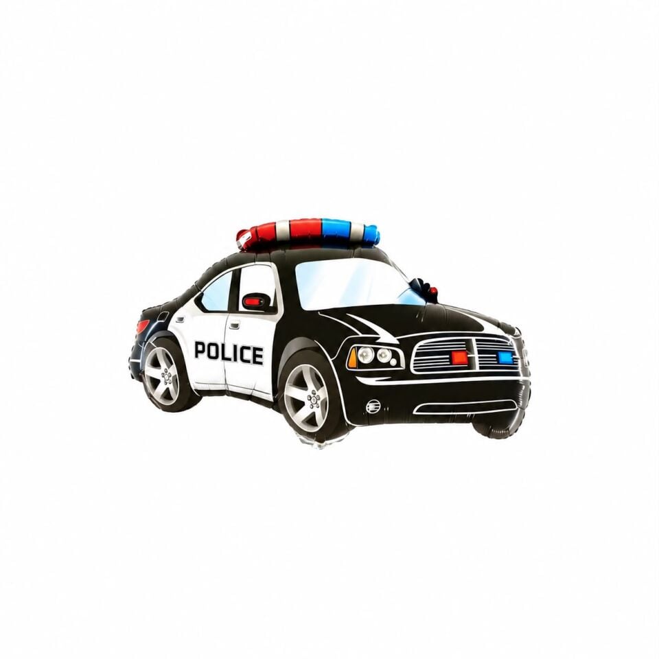 Polis Arabası Folyo Balon