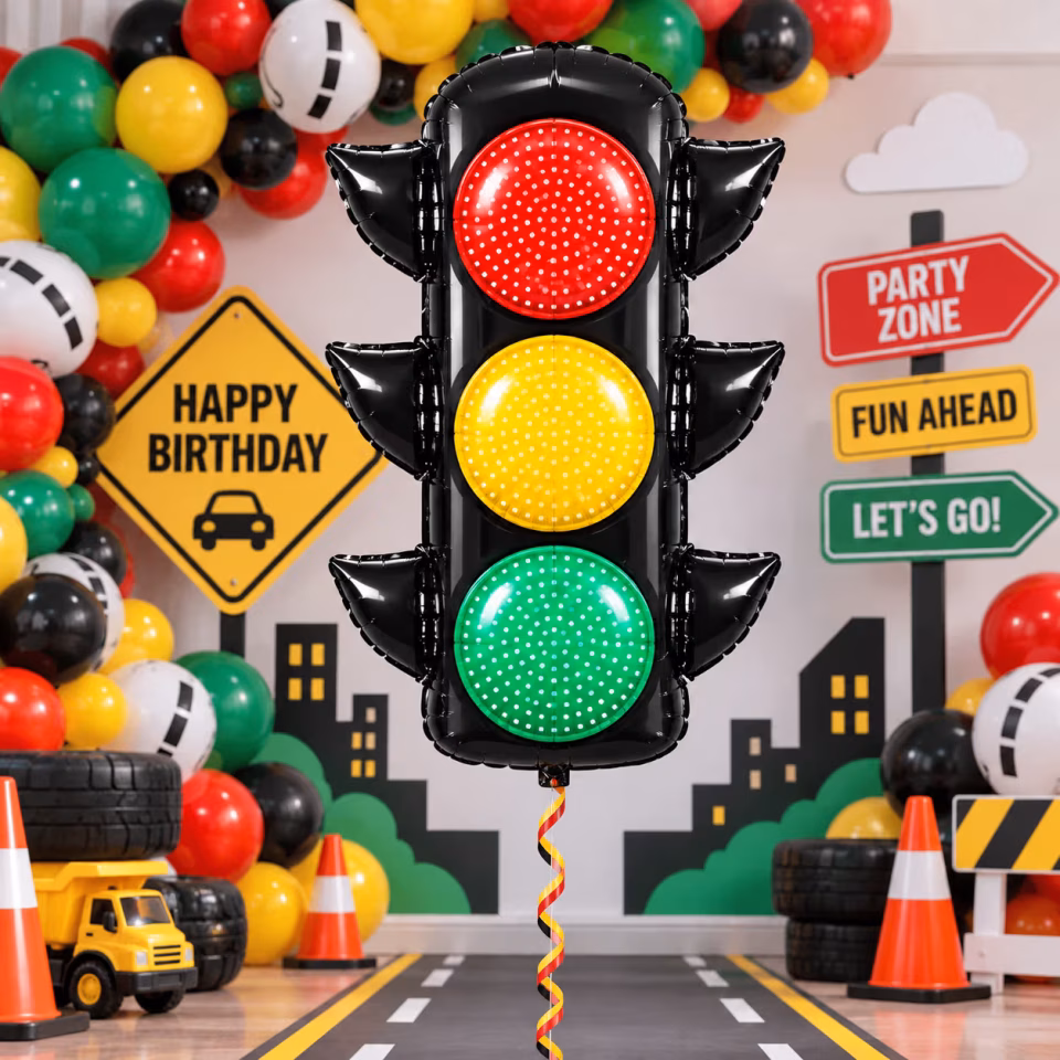 Trafik Lambası Folyo Balon