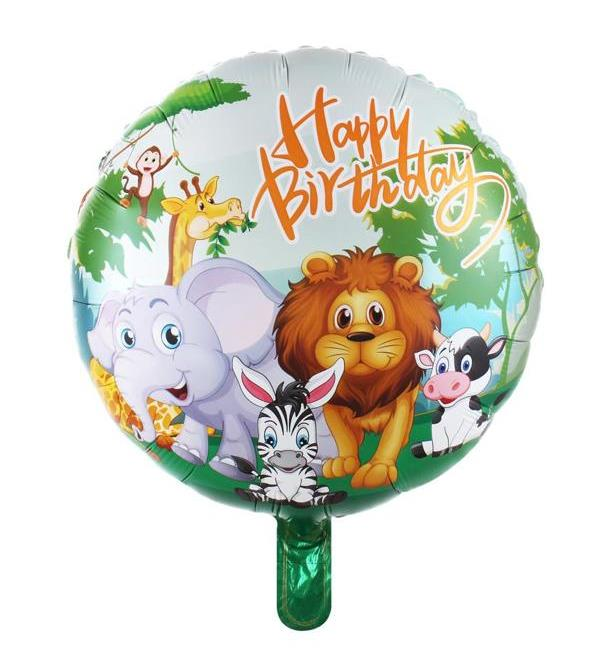 Yuvarlak Safari Folyo Balon
