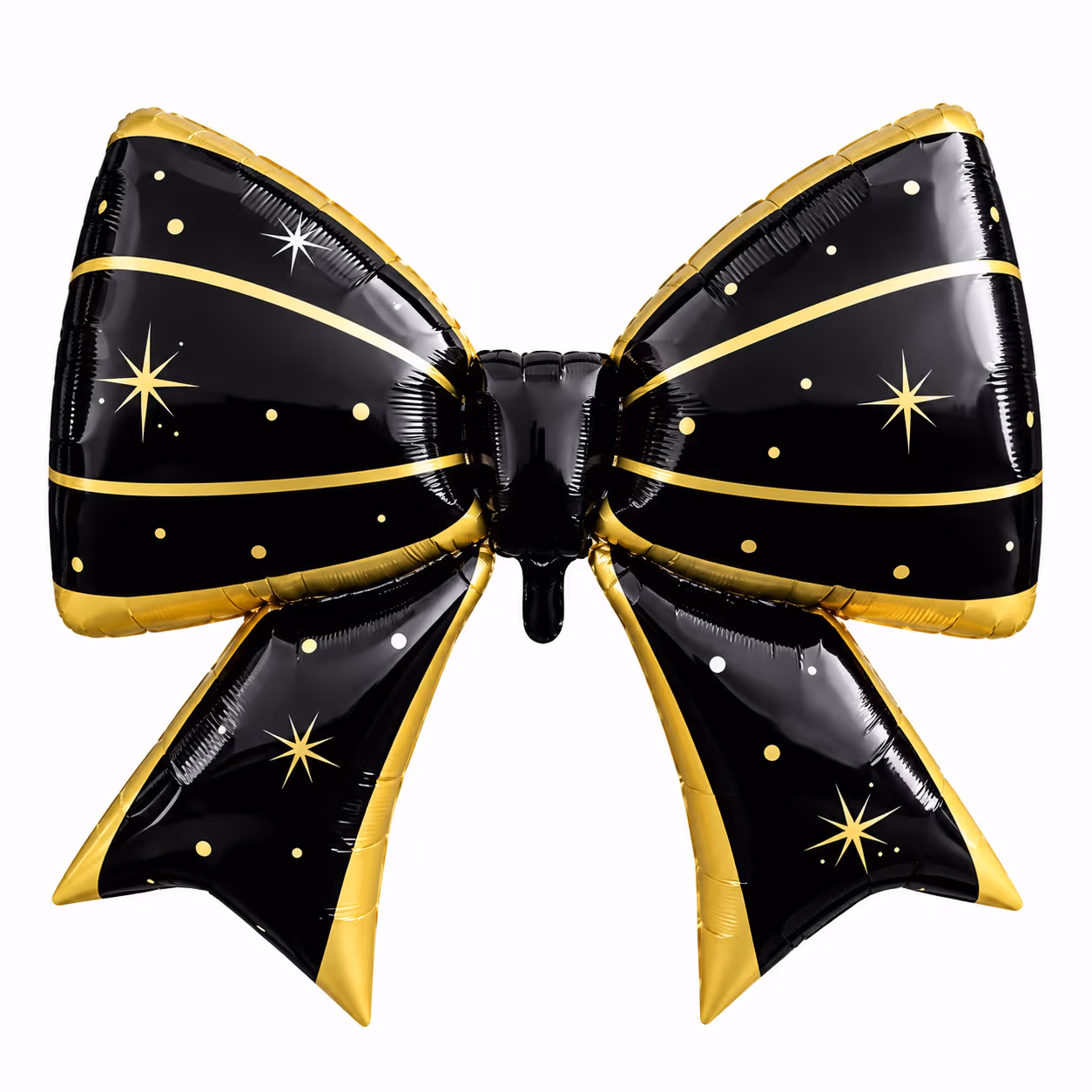 Siyah Gold Fiyonk Folyo Balon